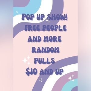 Random pulls💥💥 do not buy listing 💥💥